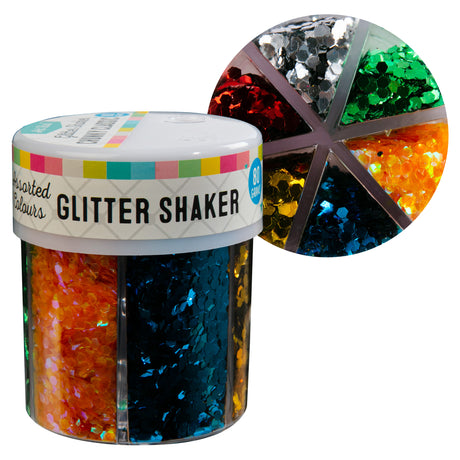Art Star Chunky glitter Shaker Assorted Colours 80g