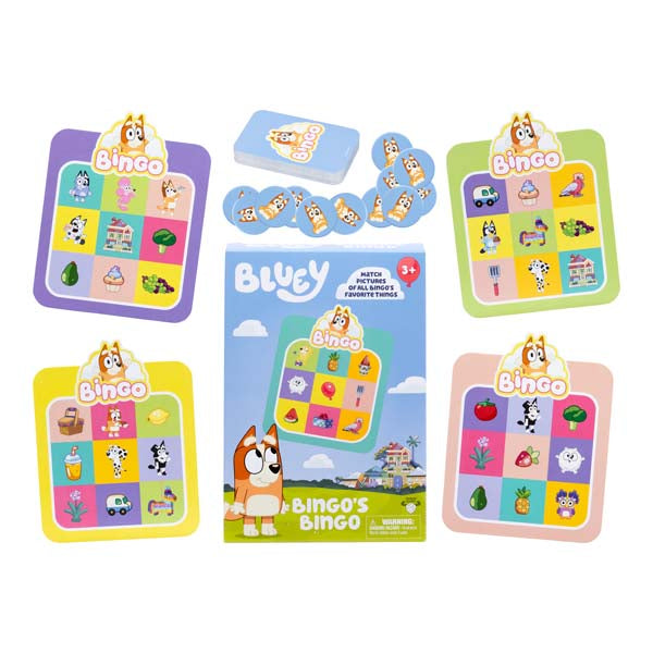 Bluey Bingo'S Bingo Express Edition Game
