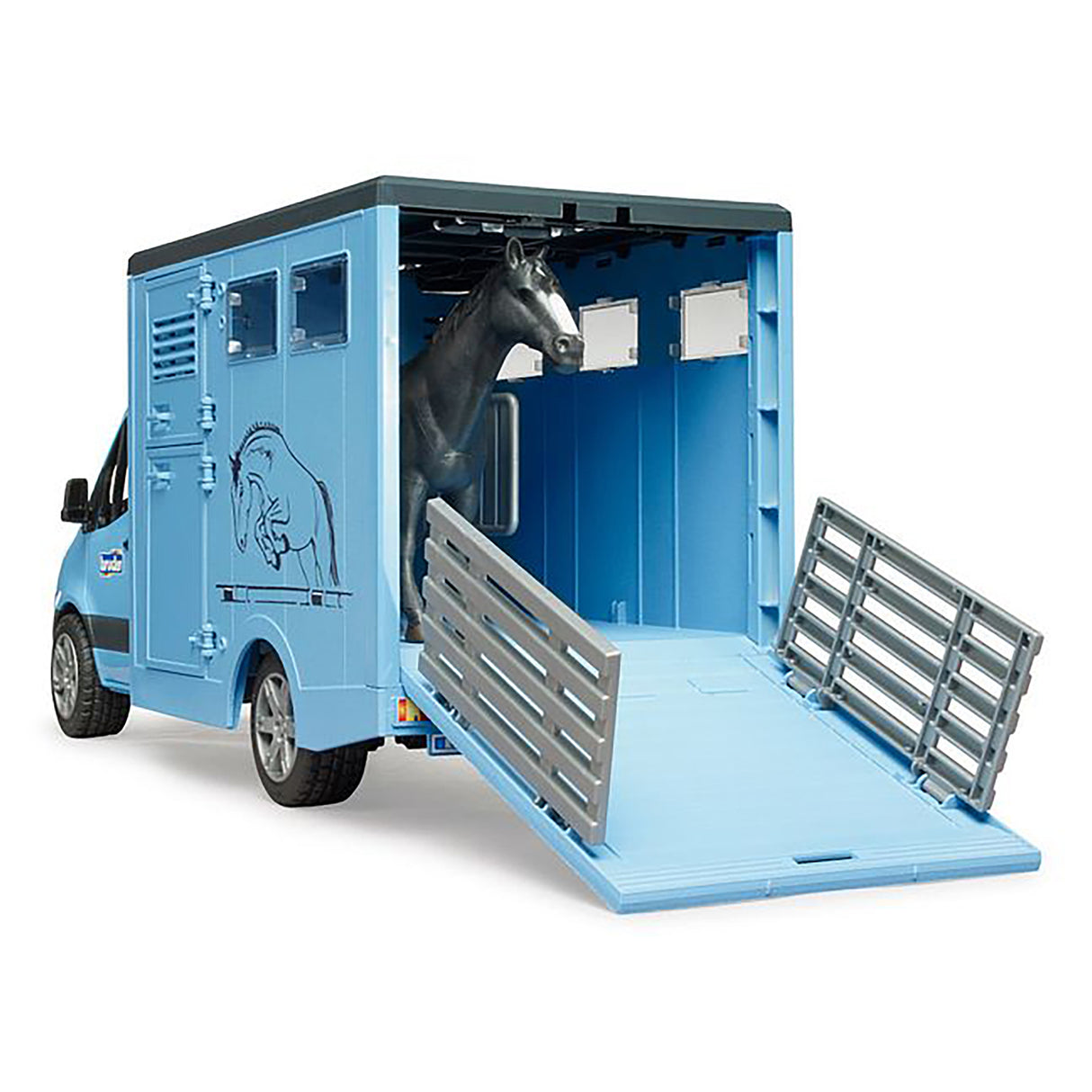 Bruder Mercedes G3 Sprinter Animal Transporter with Horse