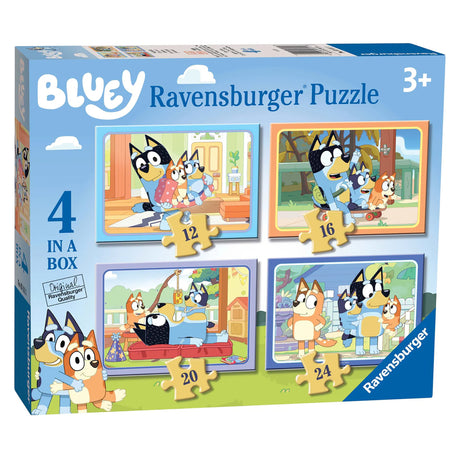 Ravensburger Bluey Lets Do This 4 puzzle 12, 16, 20 &  24 pieces
