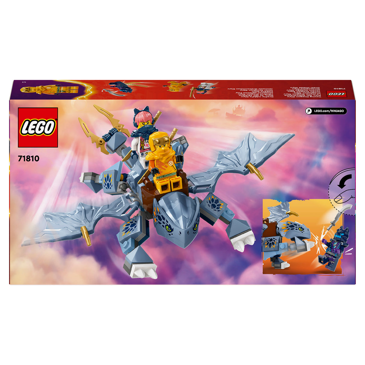 LEGO Ninjago Young Dragon Riyu 71810, (132-Pieces)