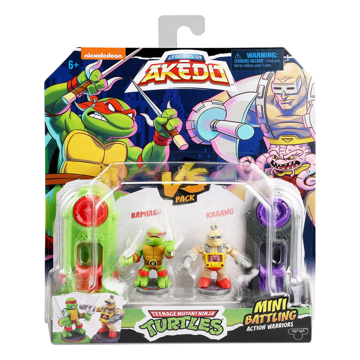 Akedo Teenage Mutant Ninja Turtles S1 Raphael Vs Kraang
