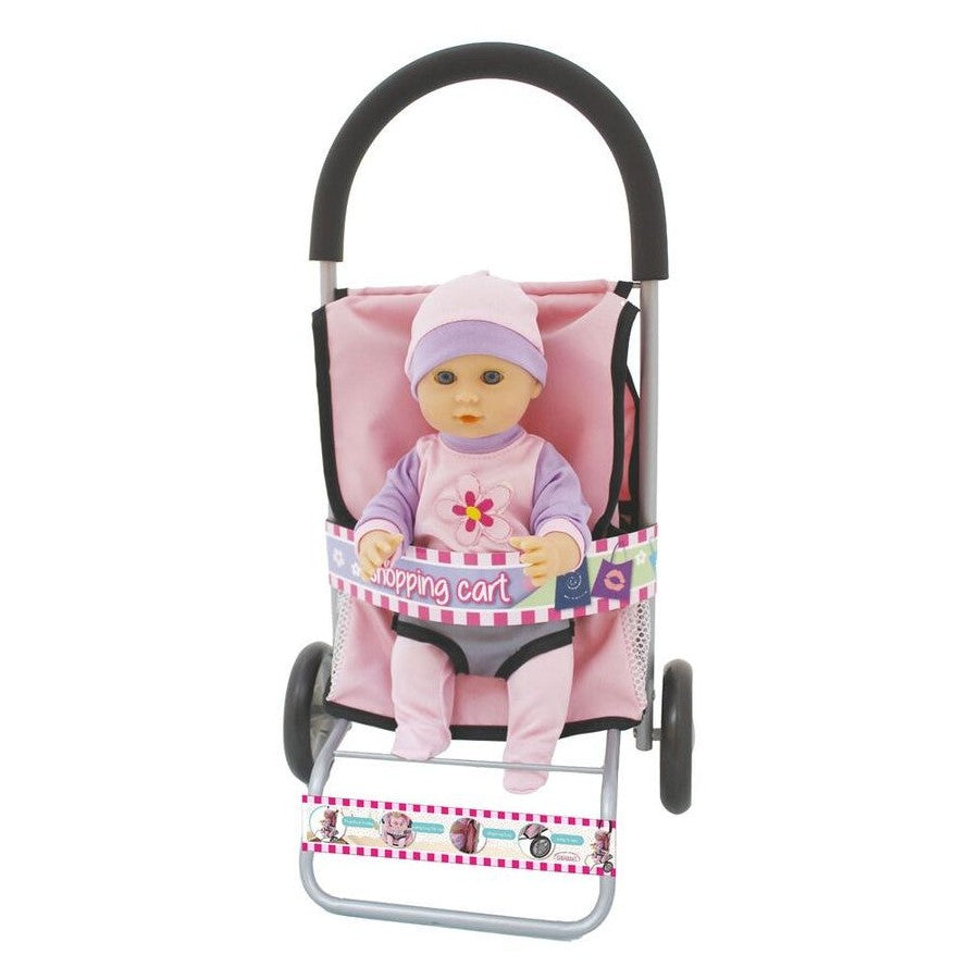 Bambolina Shopping Trolley with Doll