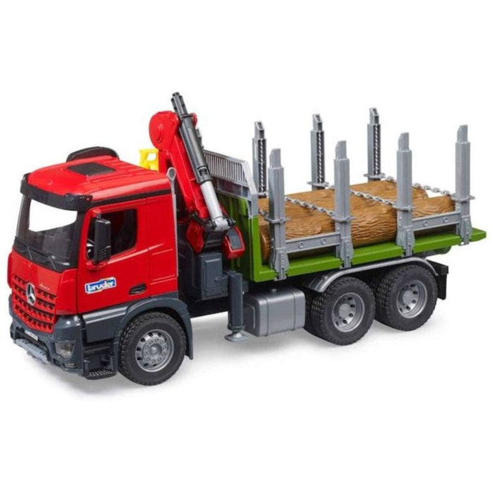 Bruder Mercedes Arocs Timber Truck with Loading Crane