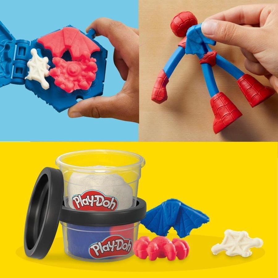 Play-Doh Marvel Spider-Man Thwip Squisher Action Figure
