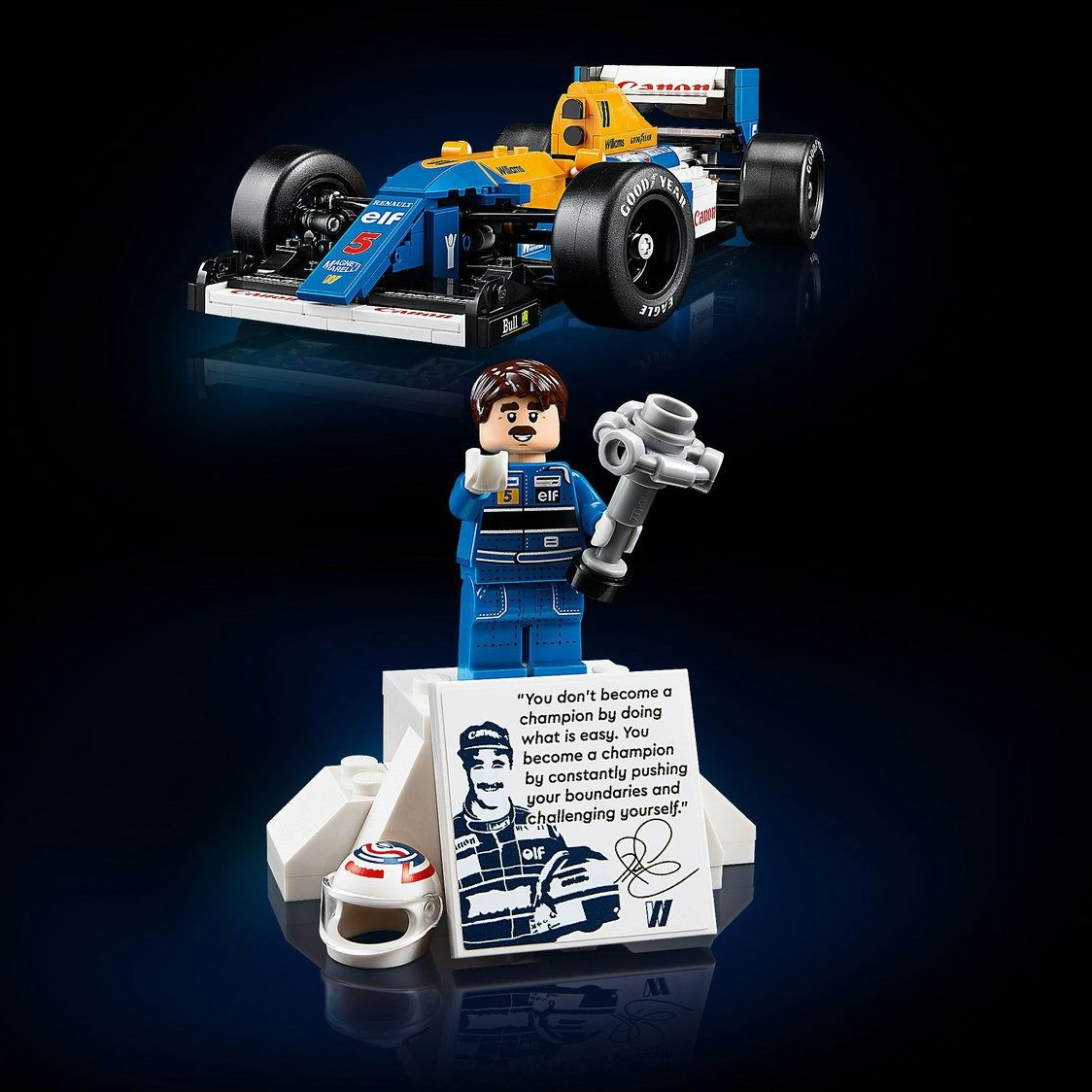 LEGO Icons Williams Racing FW148 & Nigel Mansell 10353
