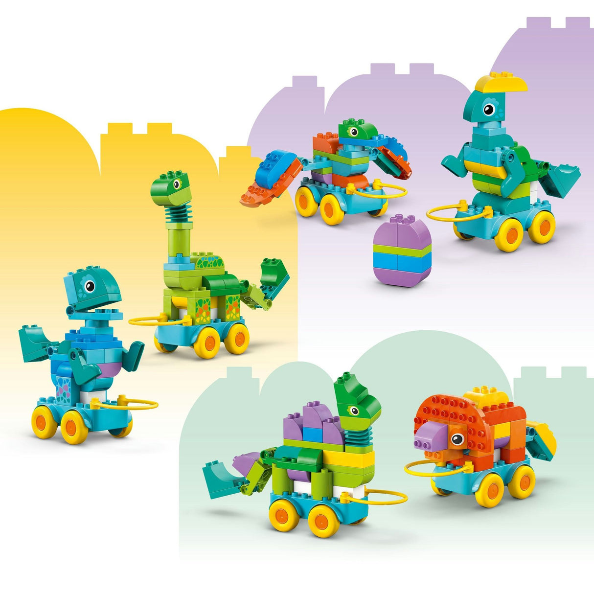 LEGO Duplo 3in1 Dinosaurs on Wheels 10451