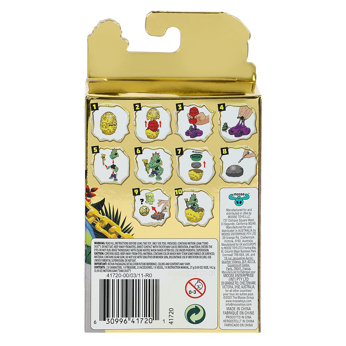 Treasure X Dino Gold Dino Egg Single Pack Assorted