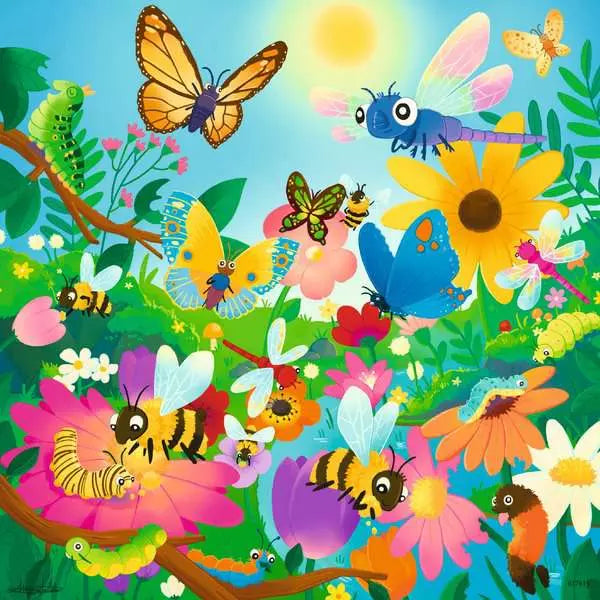 Ravensburger Bugs Bugs Bugs 3x49 Piece Jigsaw Puzzle