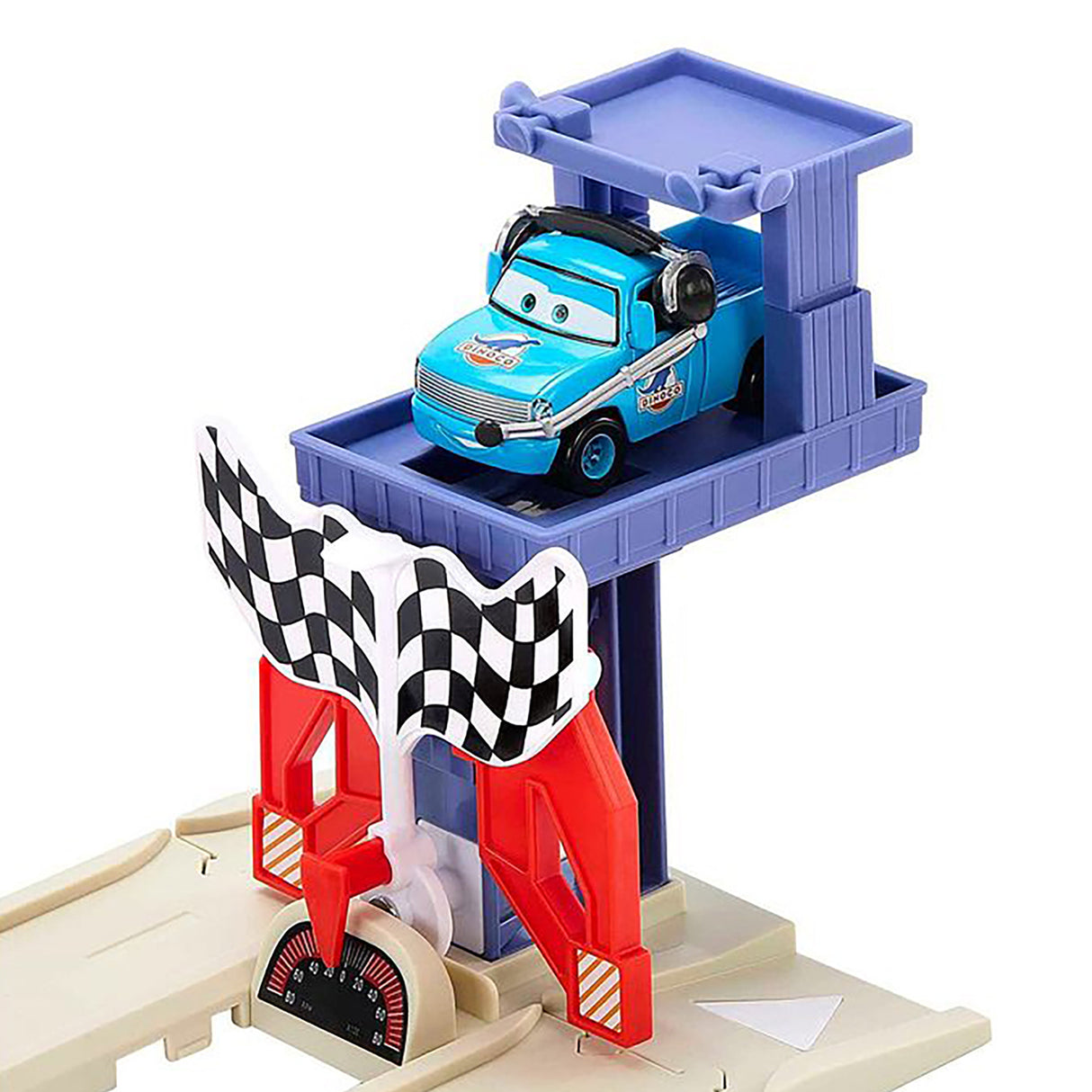 Mattel Cars On The Road Salt Flats Super Speed Playset
