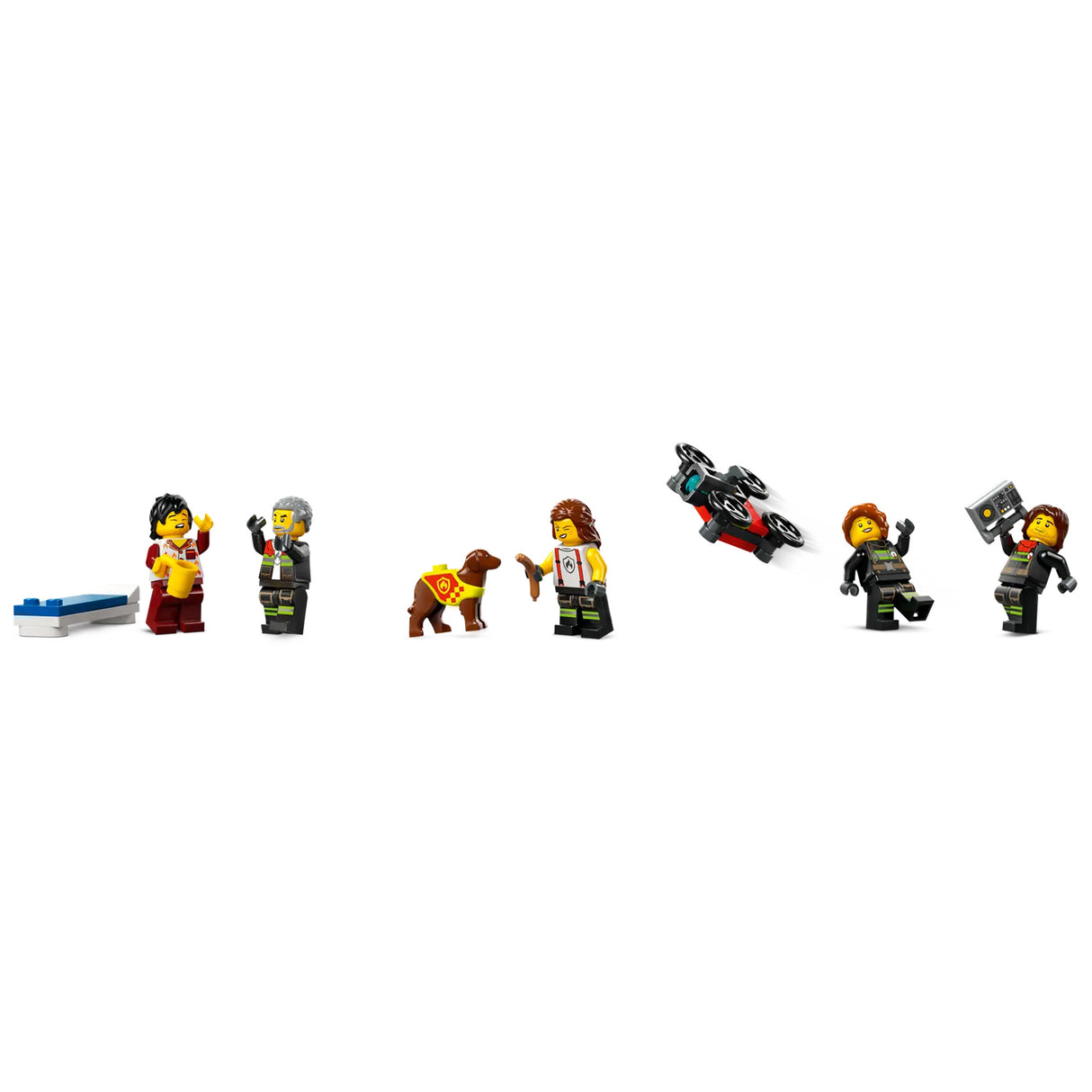 LEGO City Fire Station with Fire Truck 60414, (843-pieces)