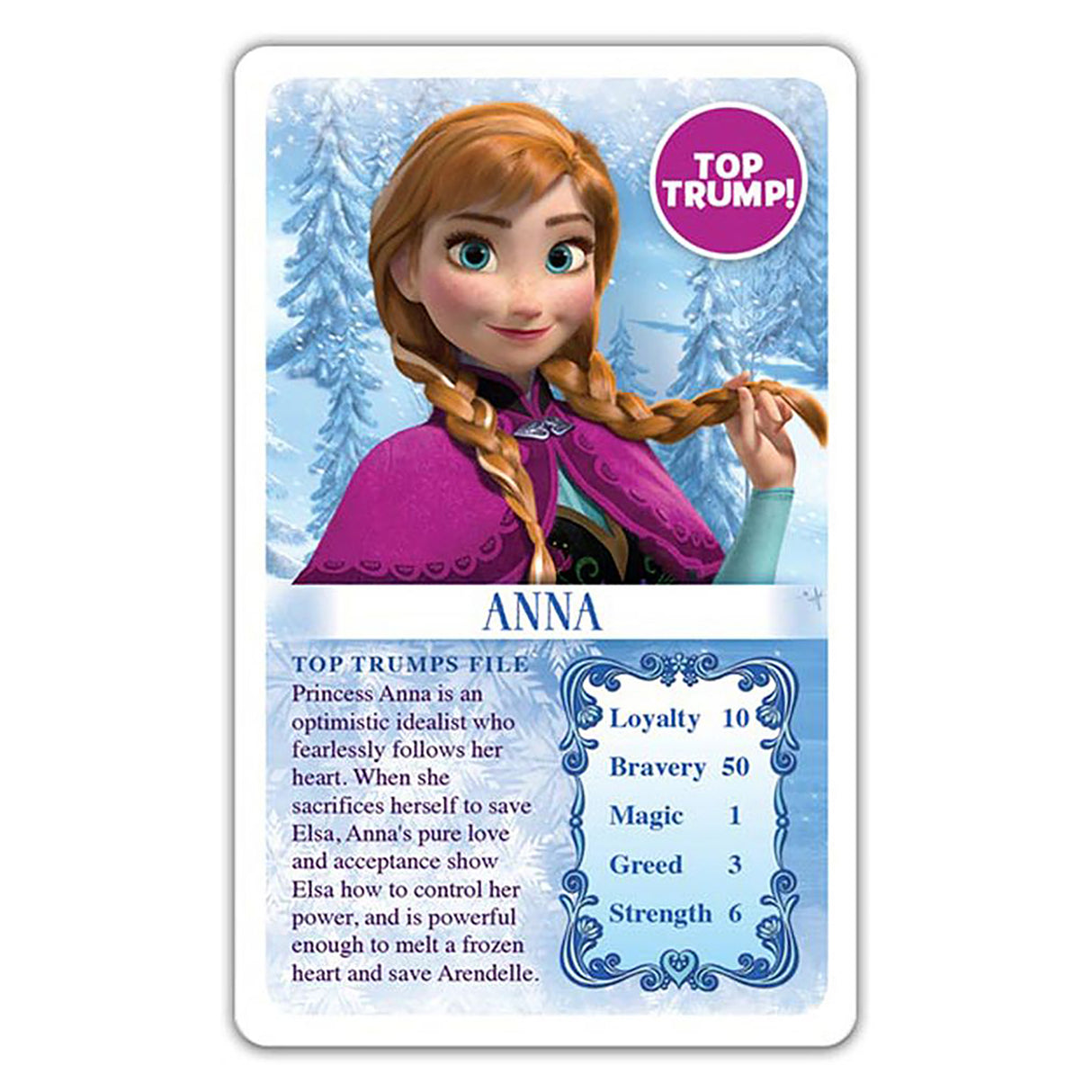 Top Trumps Frozen Card Game