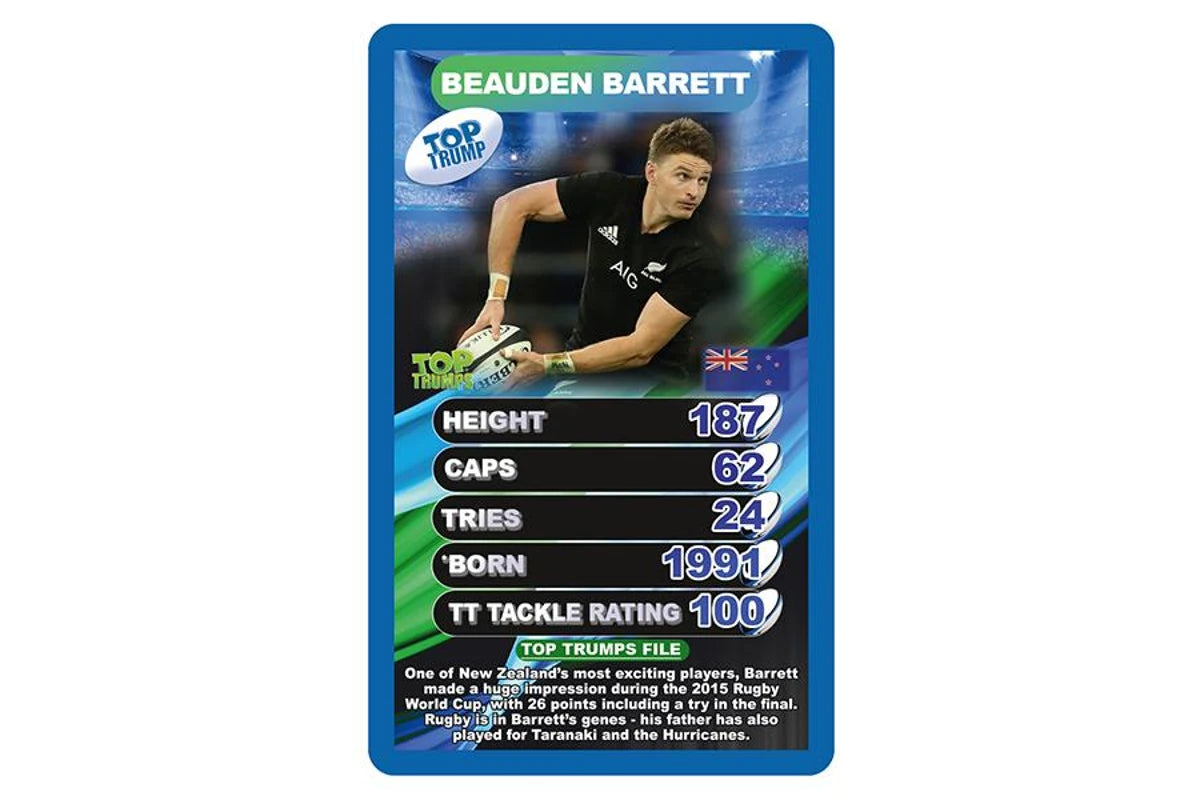 Top Trumps Classic World Rugby Stars