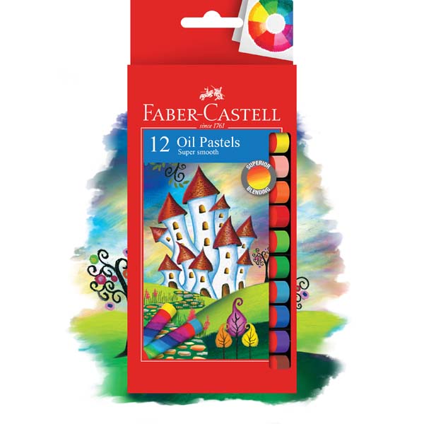 Faber-Castell Oil Pastels Pack of 12