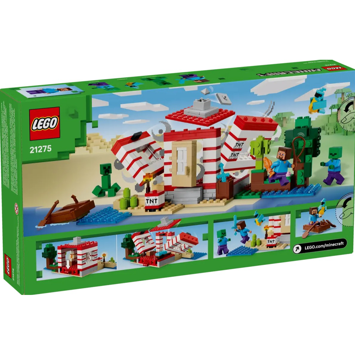 LEGO Minecraft The TNT Jungle House 21275