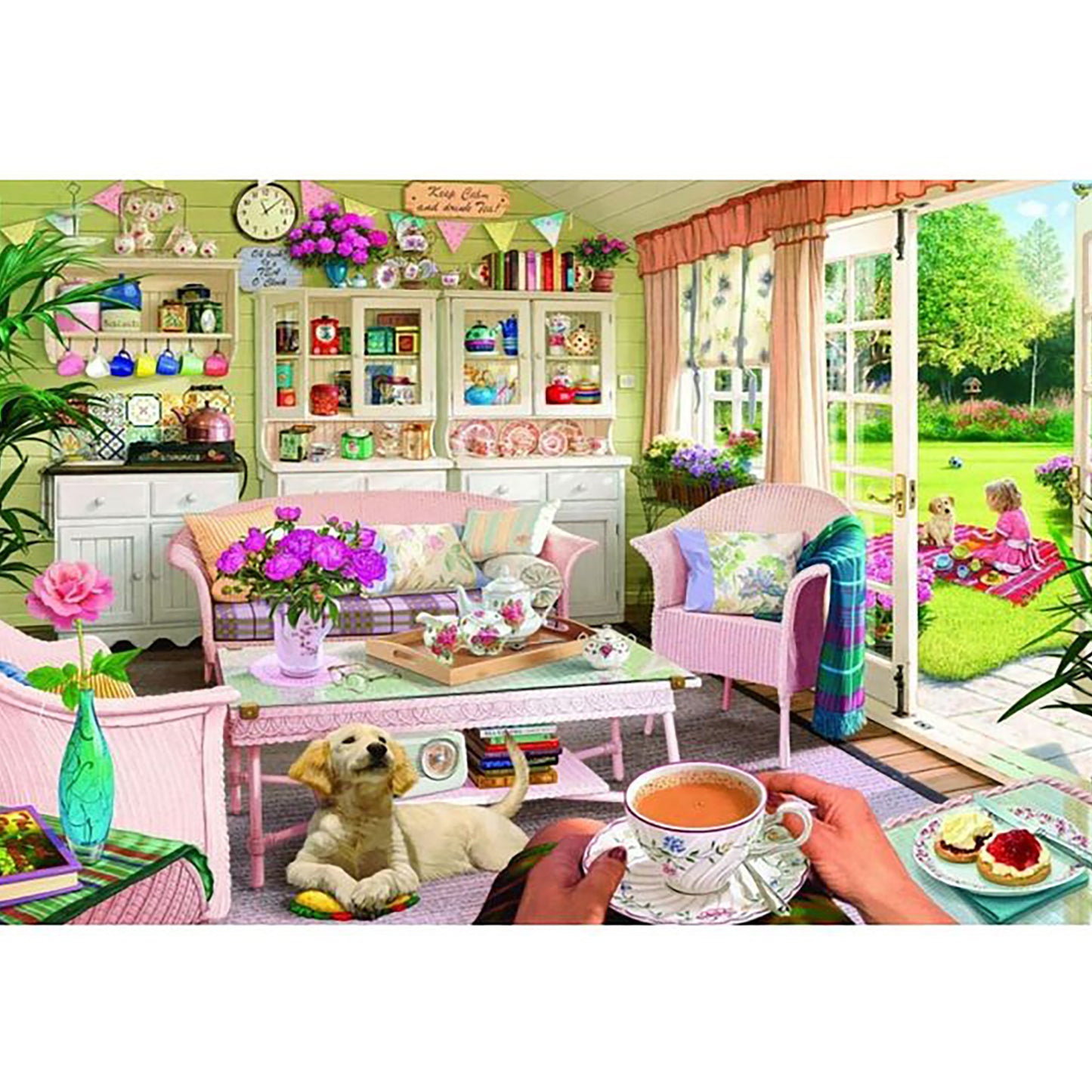 Ravensburger My Haven No. 12 the Tea Shed (1000 pieces)