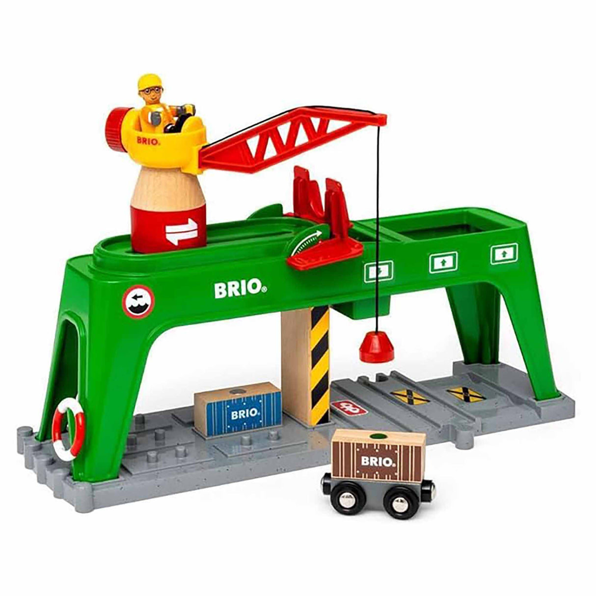 BRIO Crane - Container Crane (6 pieces)