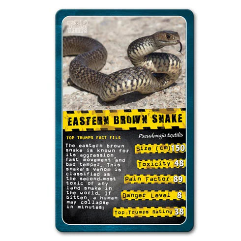 Top Trumps Deadliest Down Under Card Game