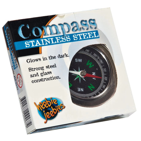 Heebie Jeebies Stainless Steel Compass