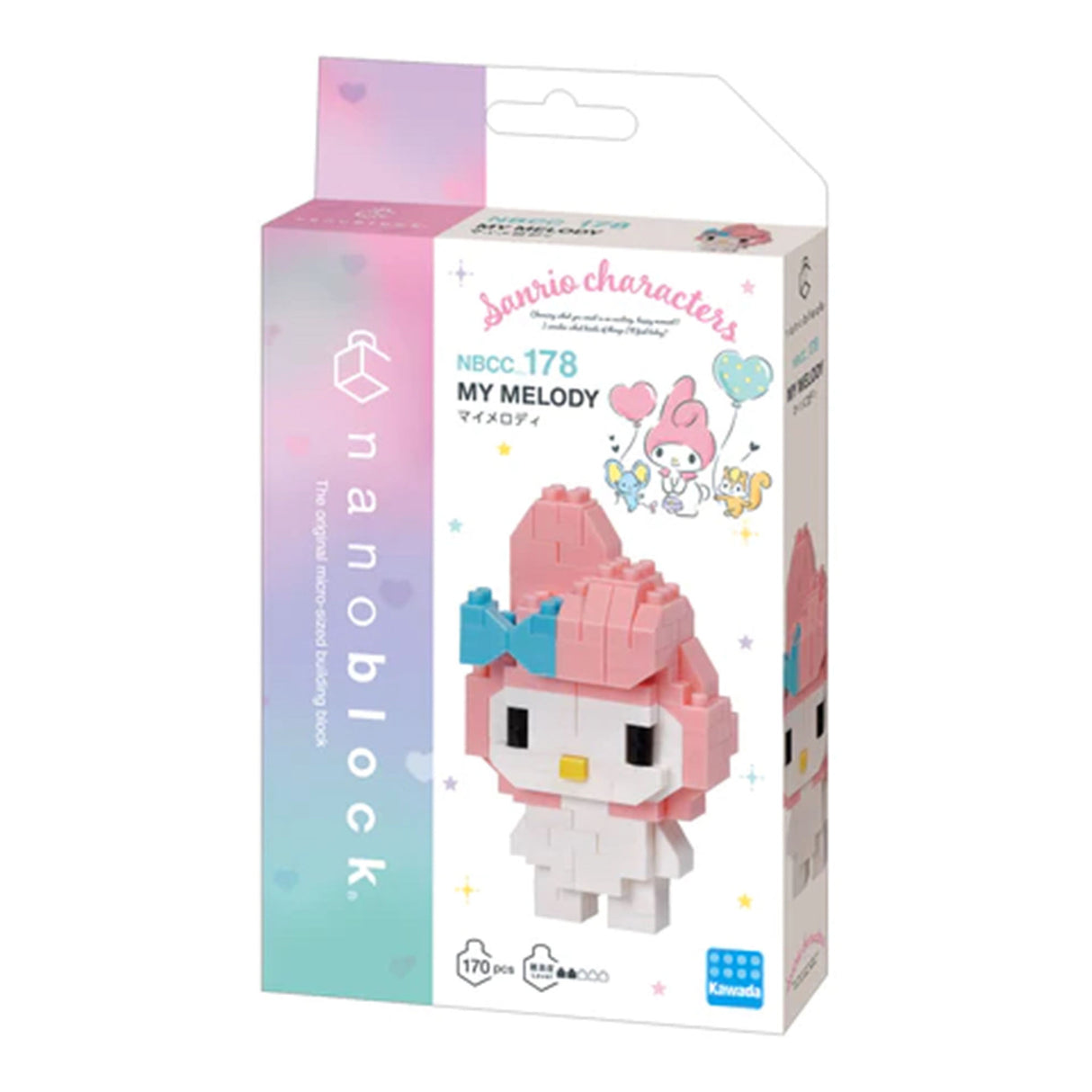 nanoblock My Melody, (170-pieces)