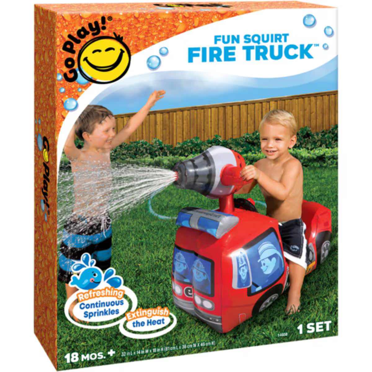 Go Play! Fun Squirt Fire truck