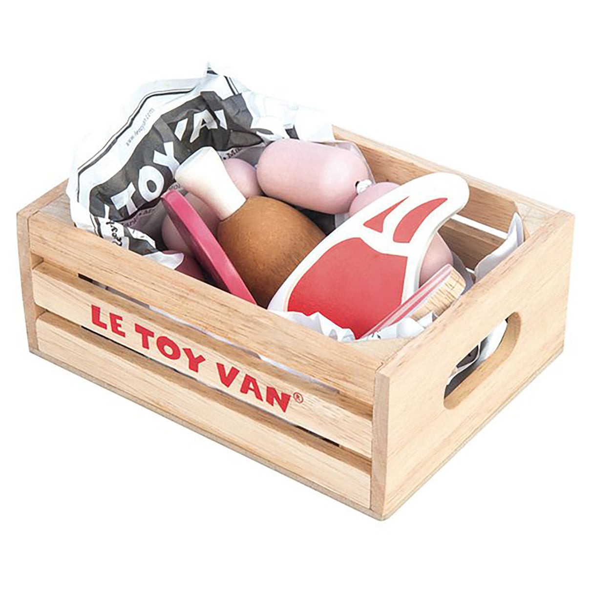 Le Toy Van Honeybake Market Meat in Crate