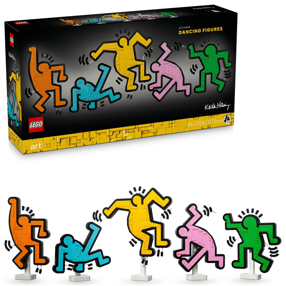 LEGO Art Keith Haring - Dancing Figures 31216