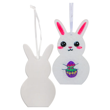 Art Star Easter Hanging Clear Acrylic Bunny Blank 6.7 X 12.1cm