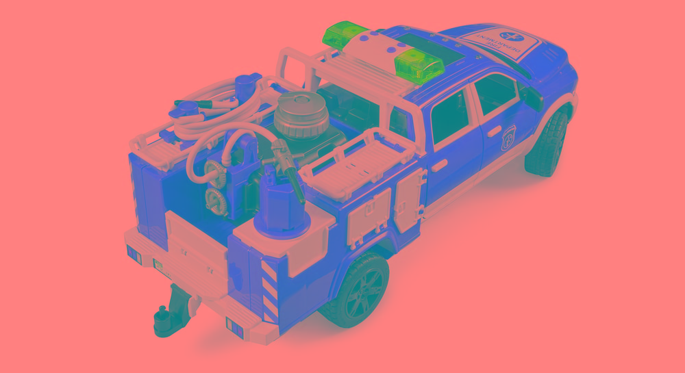 Bruder Ram 2500 Fire Engine Truck