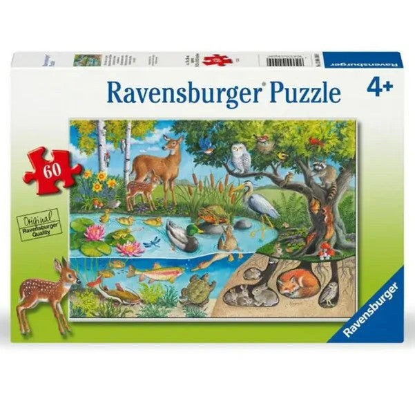 Ravensburger Animals Above And Below Jigsaw Puzzle 60 Piece