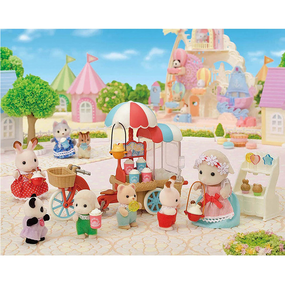 Sylvanian Families Popcorn Delivery Trike