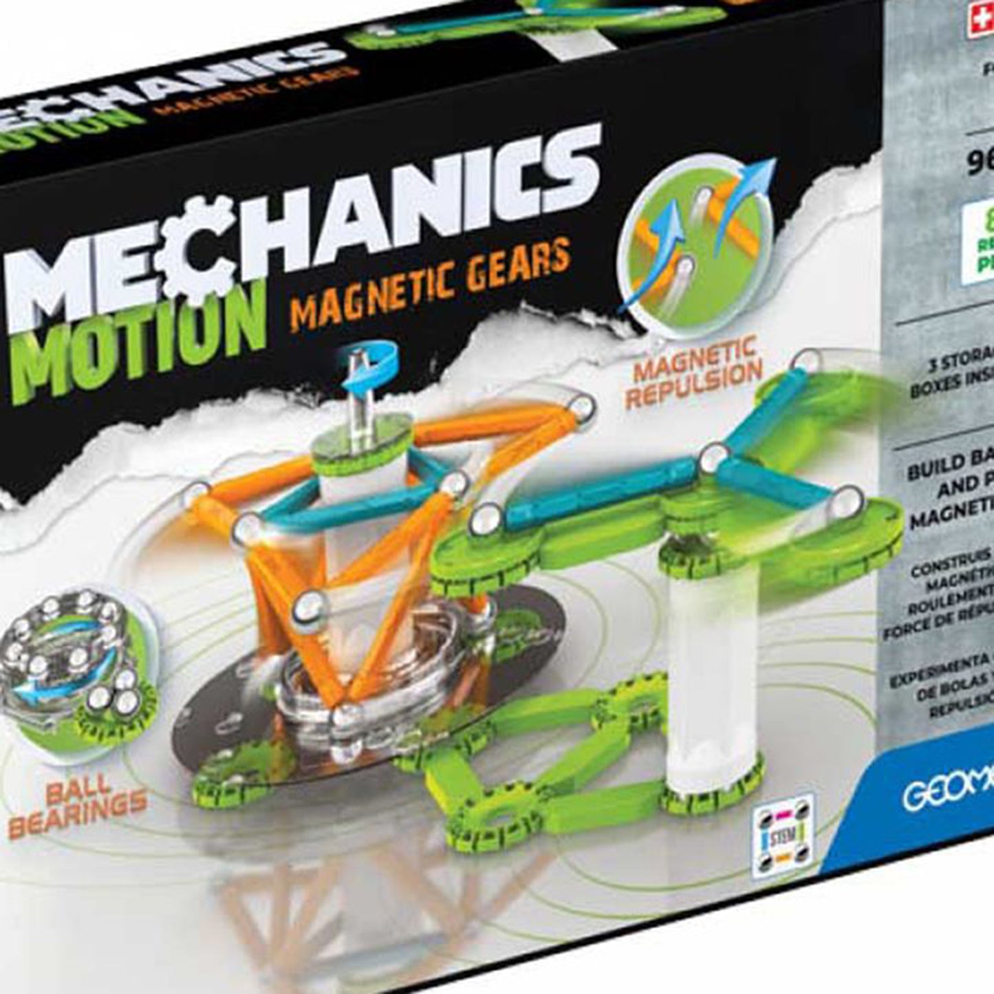 Geomag Mechanics Magnetic Gears Building Set (96 pieces)