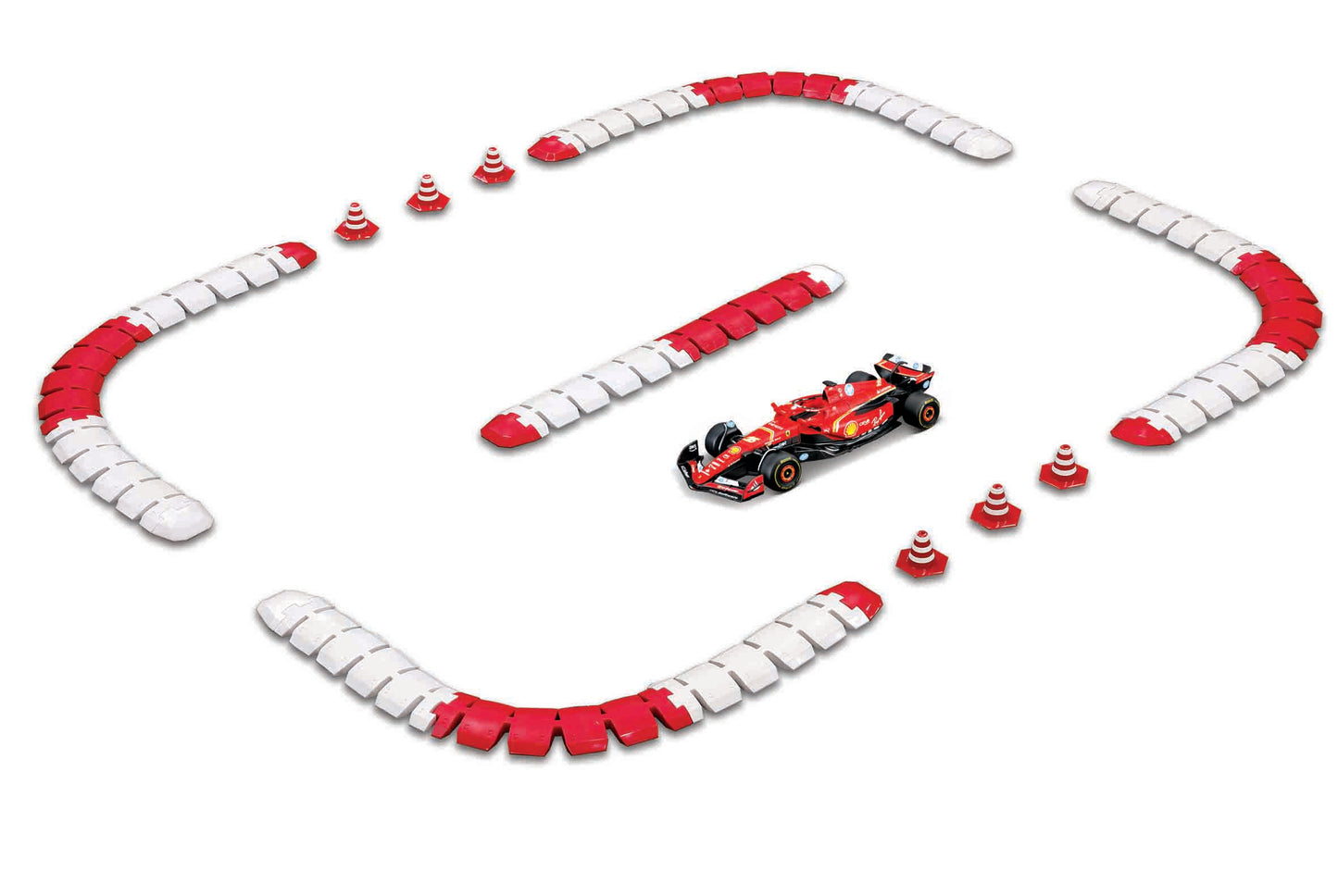 Maisto TECH Formula Racing RC 1:41 Diecast F-1 Racing Track 2024 Ferrari SF-24 Leclerc #16