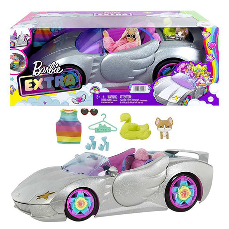 Barbie Extra Convertible Car Vehicle Playset