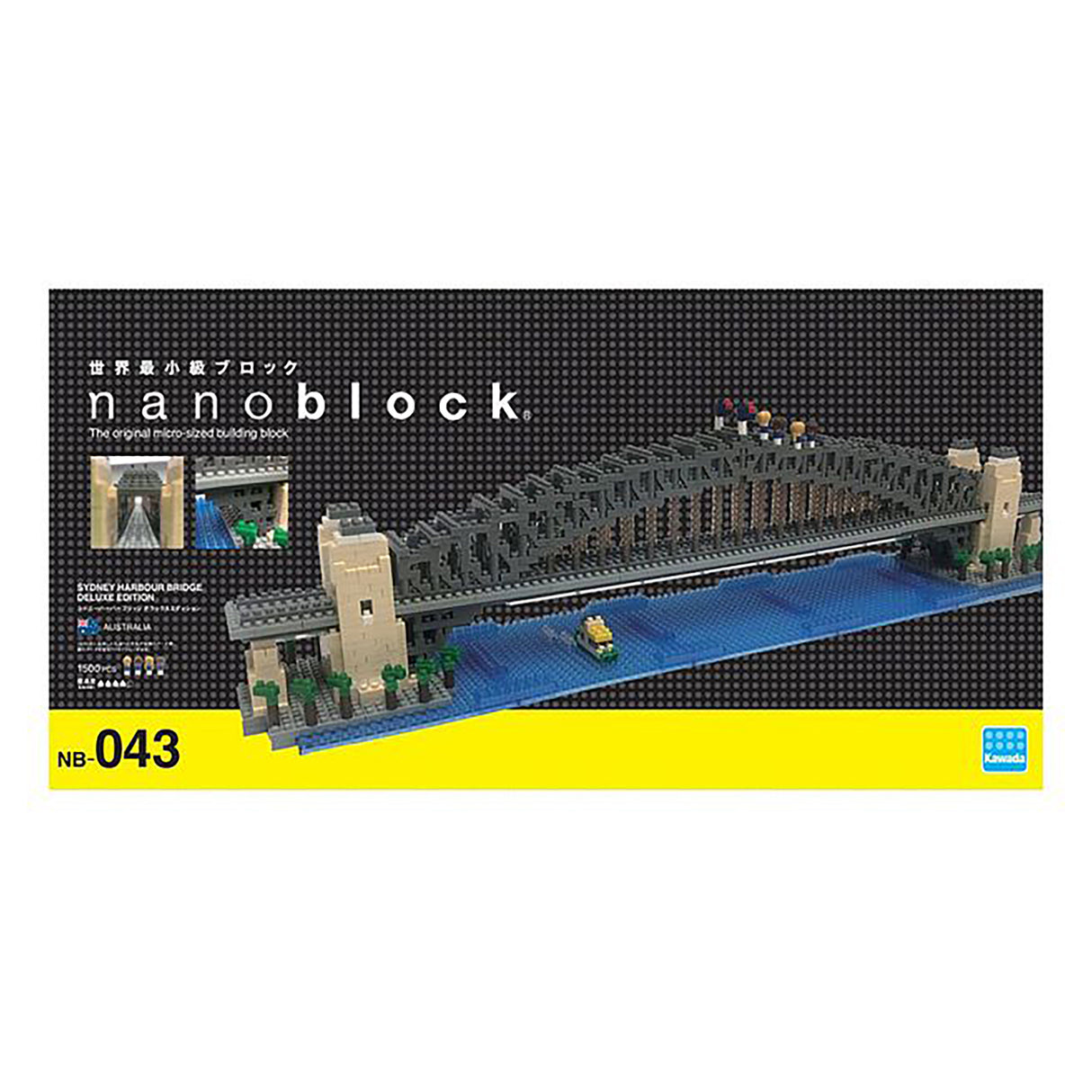 nanoblock Sydney Harbour Bridge Deluxe (1500 pieces)