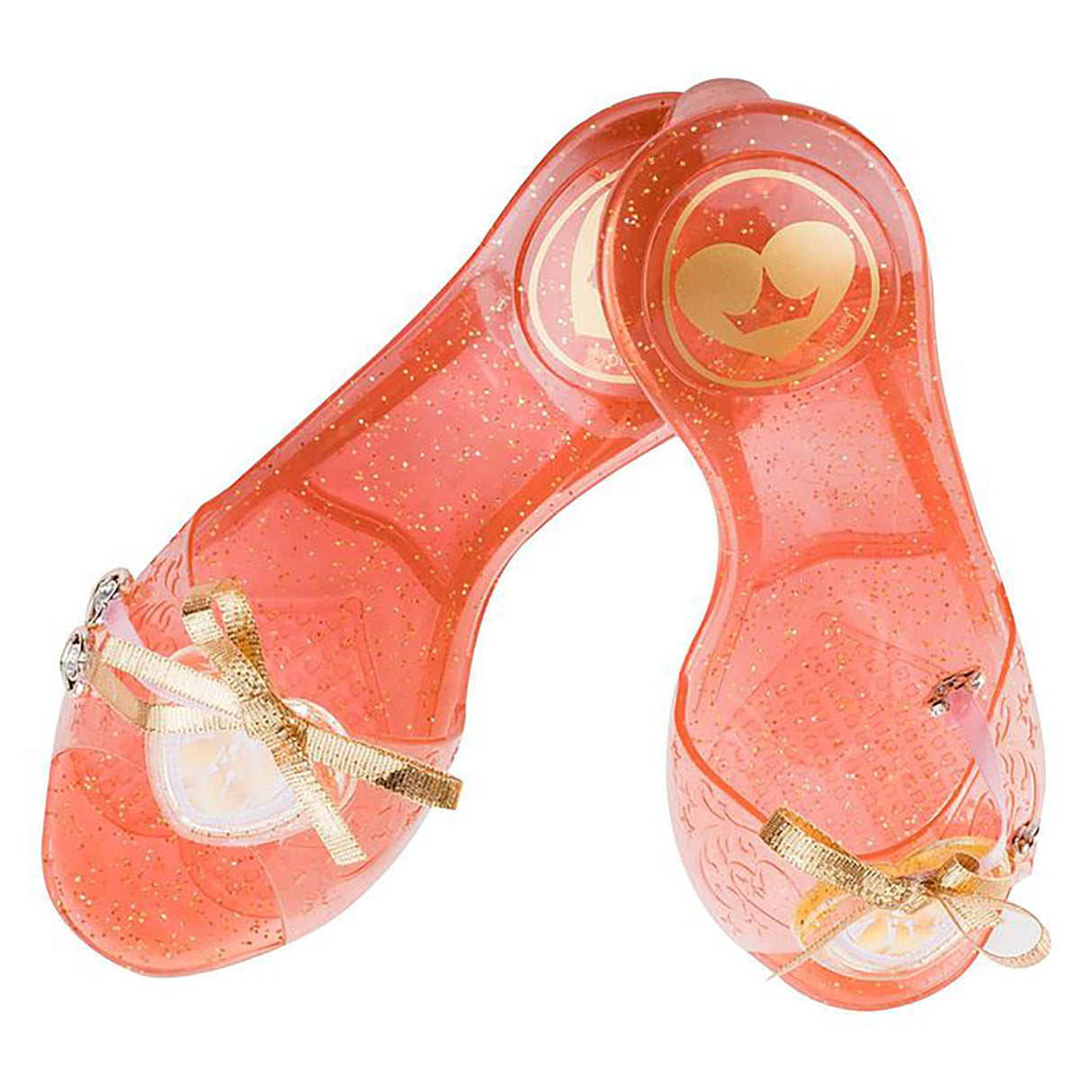 Rubies Ultimate Princess Rose Jelly Shoes, Orange (3+ years)