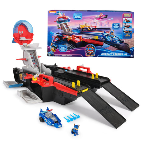 Paw Patrol The Mighty Movie Aircraft Carrier HQ