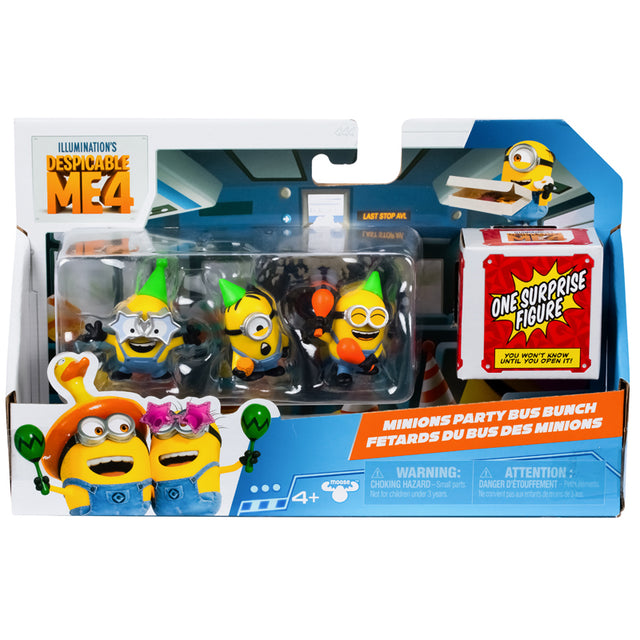 Despicable Me 4 Minions Party Bus Bunch