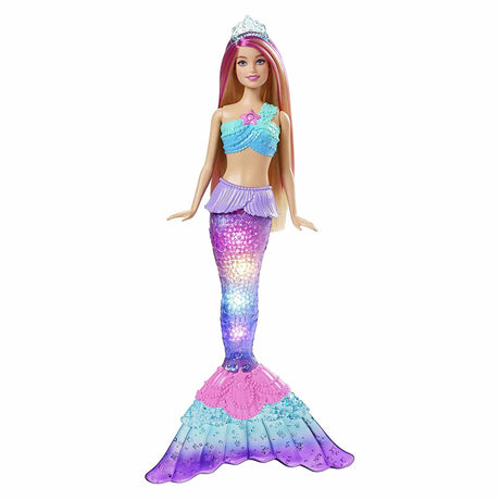 Barbie Dreamtopia Twinkle Lights Mermaid Doll - Blonde/Pink Hair