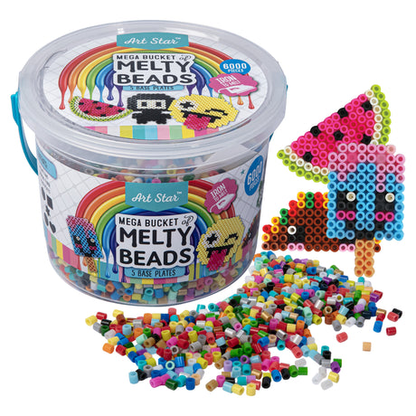 Art Star Mega Bucket Of Melty Beads (6000 Piece)