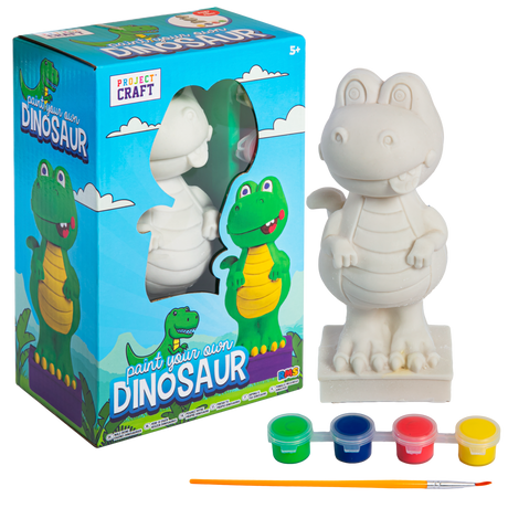 Gray Paint Your Own Dinosaur Dinosaur Toys