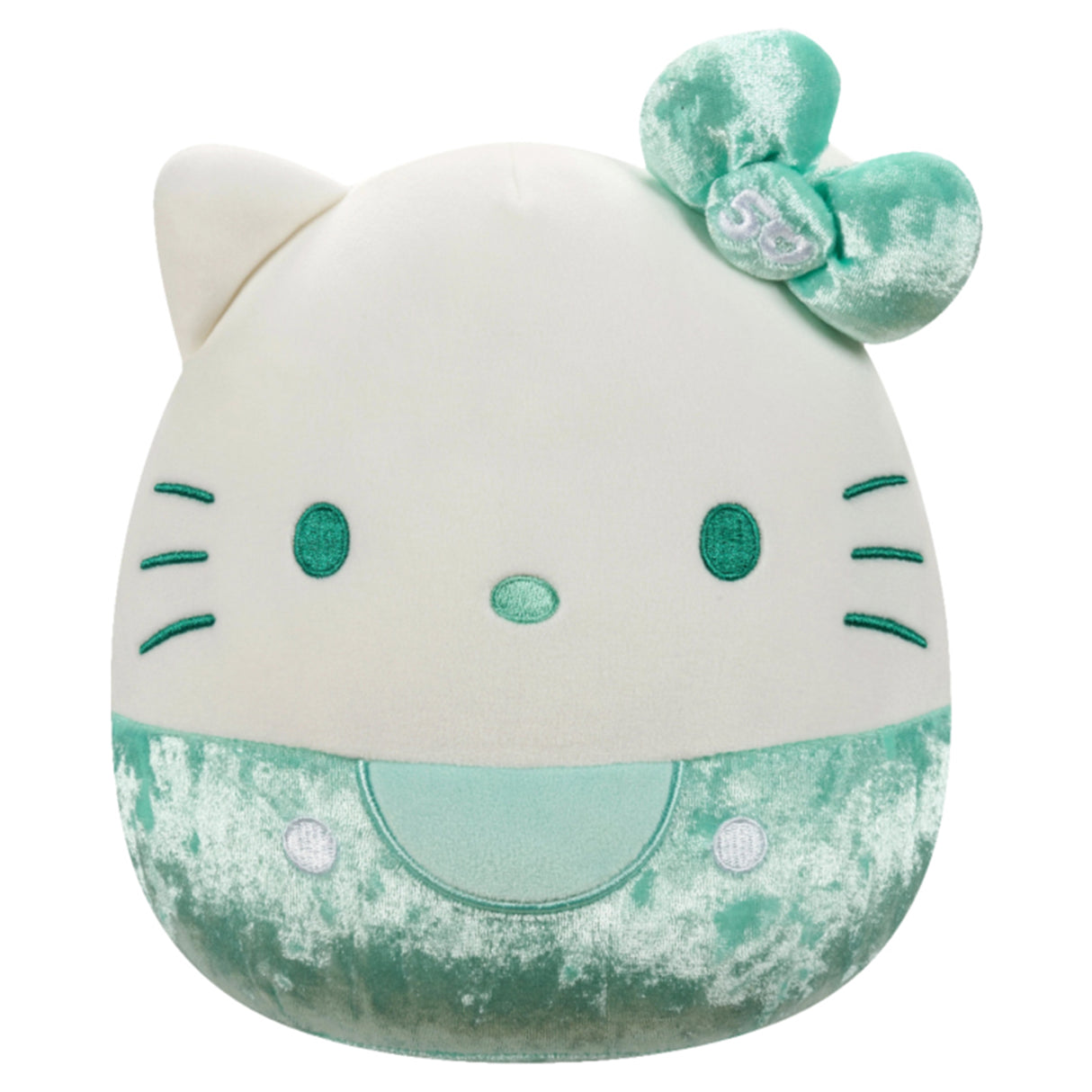 Squishmallows Hello Kitty 50th Velvet Green 8" Plush