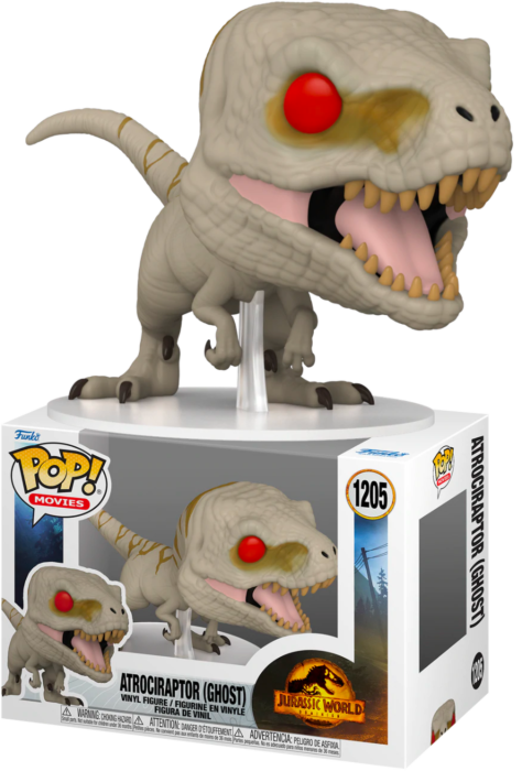 Funko Jurassic World 3 Atrociraptor Ghost Pop! Vinyl Figure
