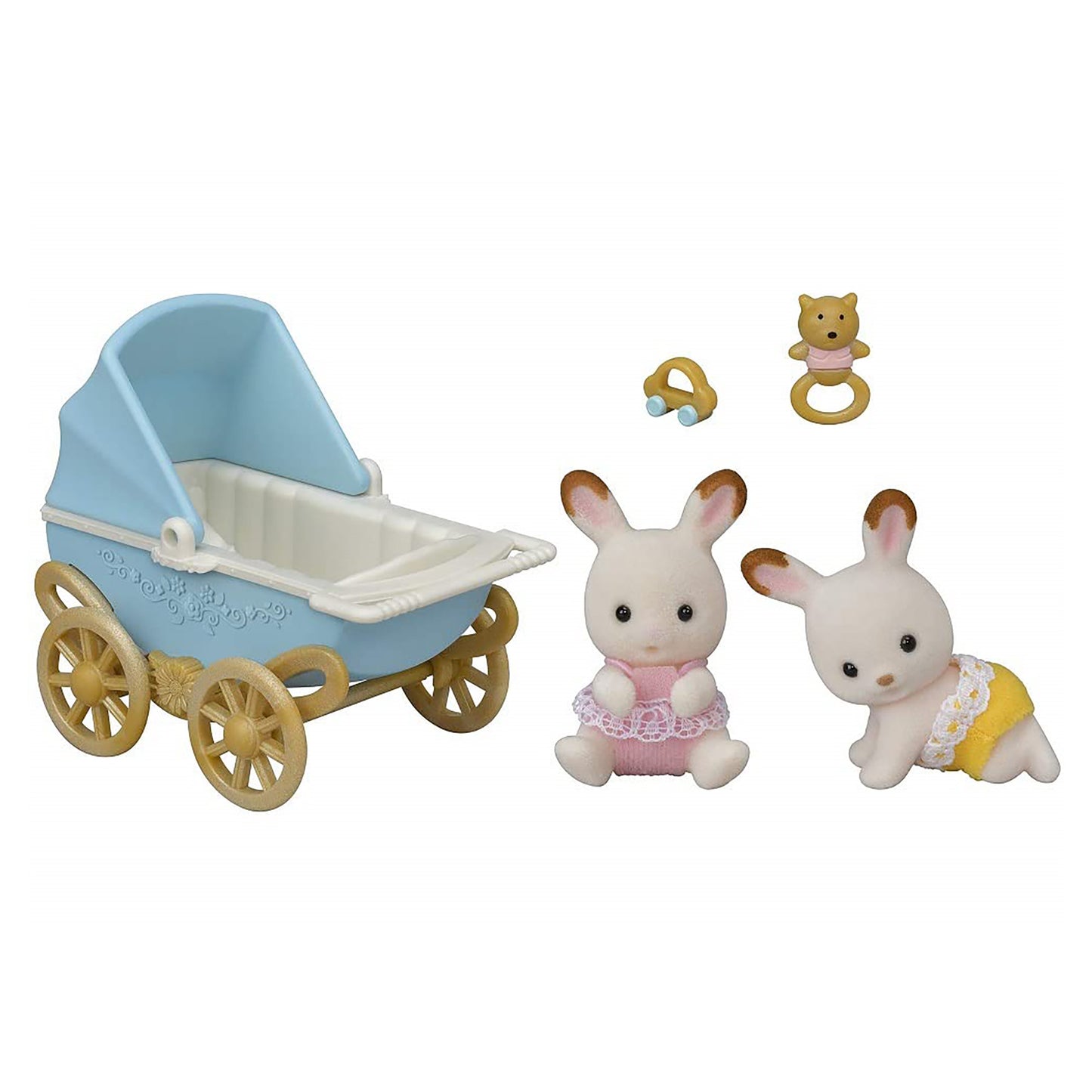 Sylvanian Families Chocolate Rabbit Twins Set