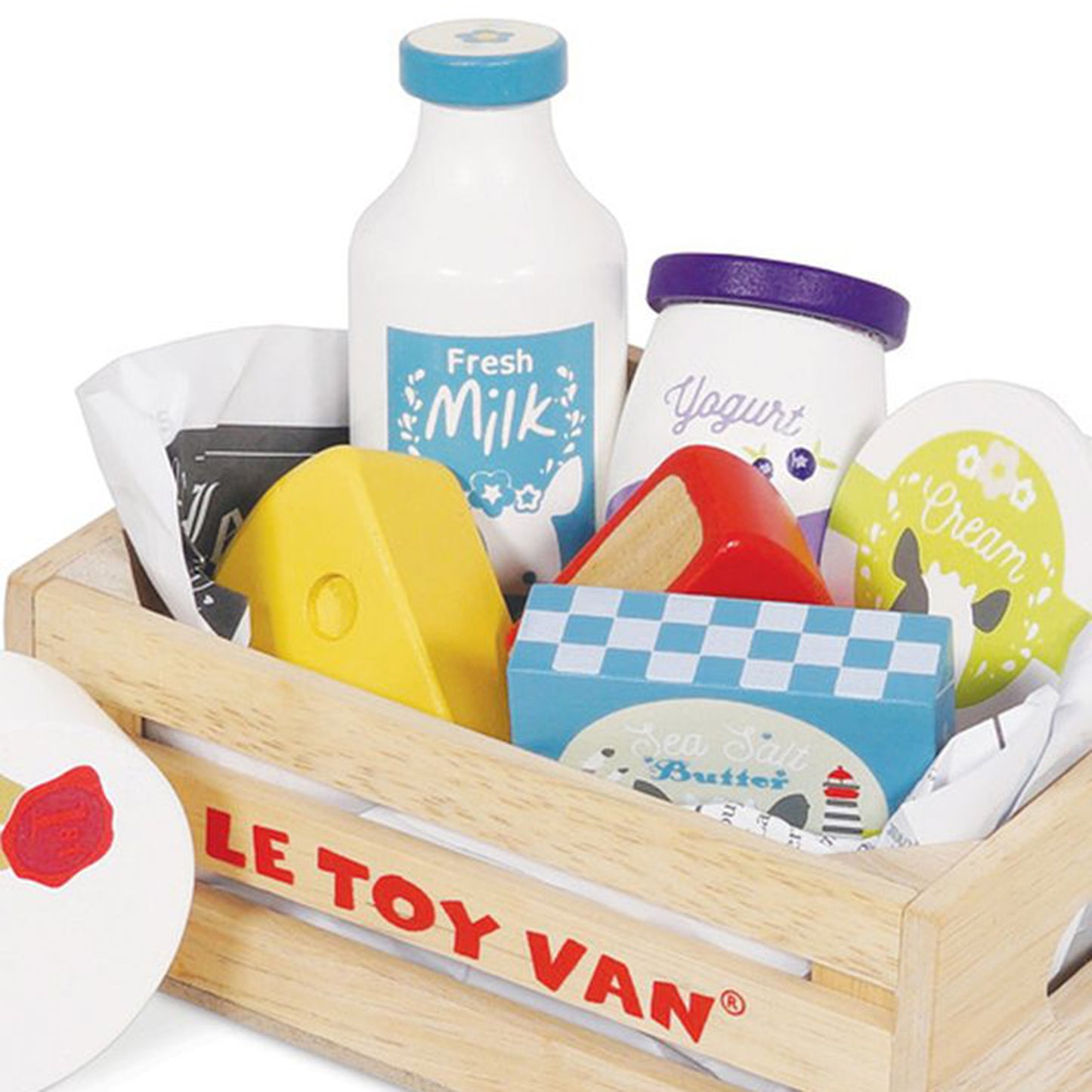 Le Toy Van Honeybake Cheese & Dairy Crate