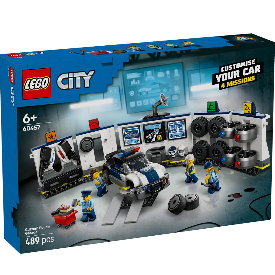 LEGO City Custom Police Car Garage 60457