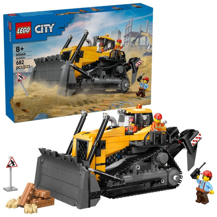 LEGO City Yellow Bulldozer 60466