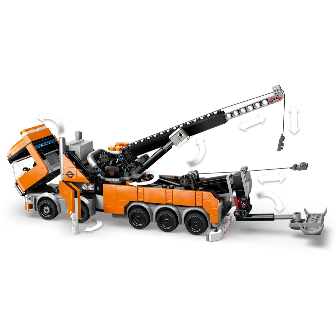LEGO City Heavy-Duty Recovery Tow Truck with Crane 60467