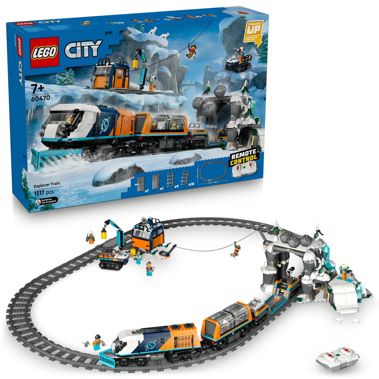LEGO City Explorers Arctic Polar Express Train 60470