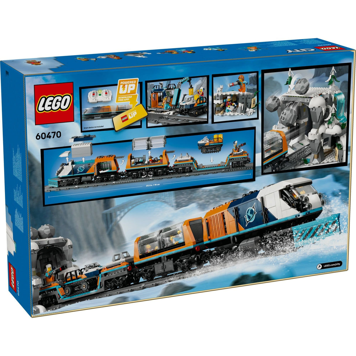 LEGO City Explorers Arctic Polar Express Train 60470